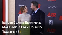 Insider Claims Ben Affleck And Jennifer Lopez’s Marriage Is Only Holding Together Because Of Couples Therapy