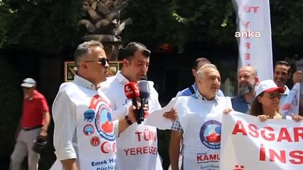 Tous les membres de la section locale de Sen Izmir ont exprimé leurs revendications en matière de convention collective