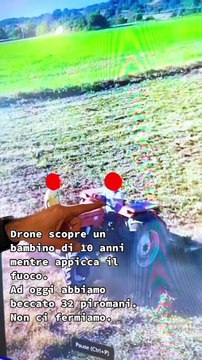 Occhiuto diffonde il video denuncia del bimbo di 10 anni che appicca il fuoco