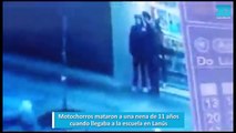 Motochorros mataron a una nena de 11 años cuando llegaba a la escuela en Lanús