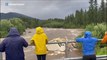 Las fuertes lluvias en Noruega arrancan una vivienda de sus cimientos y la arrastran río abajo