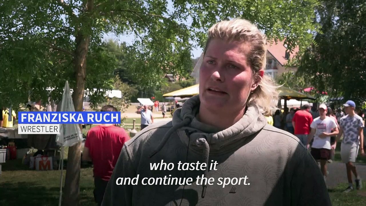 Women fight for equality in the 'man's world' of Swiss wrestling