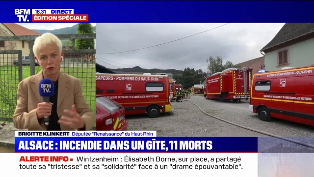 Incendie à Wintzenheim: Il va falloir voir quelles sont les responsabilités , pour Brigitte Klinkert (députée Renaissance du Haut-Rhin)