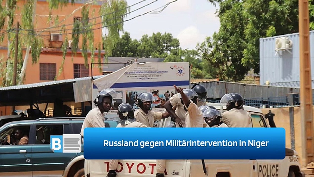 Russland gegen Militärintervention in Niger