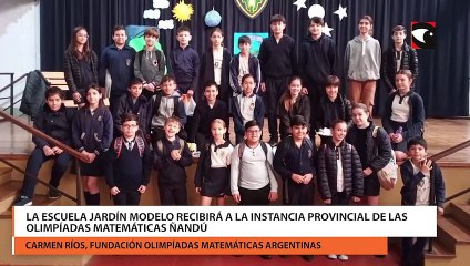 La escuela Jardín modelo recibirá a la instancia provincial de las olimpíadas matemáticas Ñandú