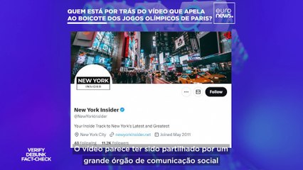 Quem está por trás do vídeo viral que apela ao boicote dos Jogos Olímpicos de Paris?