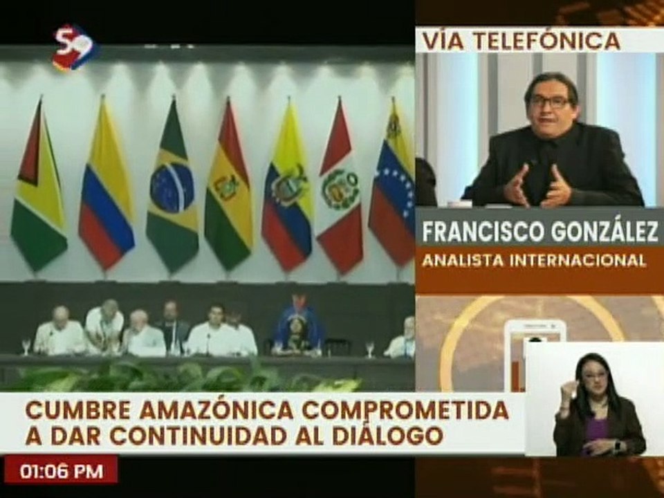 Analista Francisco González: Por interés del pdte. Lula se logró la convocatoria en pro de la Amazonía