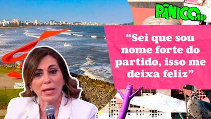 DE DEPUTADA PARA POSSÍVEL PREFEITA DE SANTOS? ROSANA VALLE MANDA A REAL