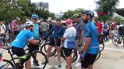 Bisikletçiler öldürülen arkadaşlarının katilinin yakalanmamasını protesto etti!