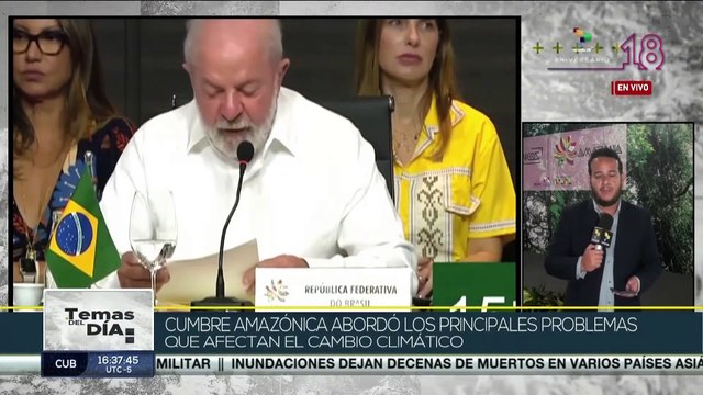 Finaliza Cumbre Amazónica en la provincia brasileña Belém do Pará