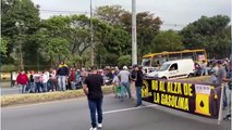 Bloqueos en Autopista Norte sector Punto Cero