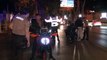 Beşiktaş'ta polisler motosiklet sürücülerine denetim gerçekleştirdi