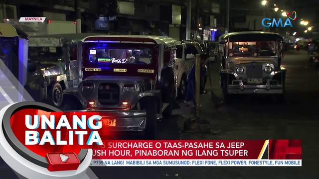 Panukalang surcharge o taas-pasahe sa jeep tuwing rush hour, pinaboran ng ilang tsuper | UB
