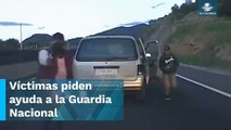 Familia escapa de asaltantes en la carretera Texcoco-Calpulalpan