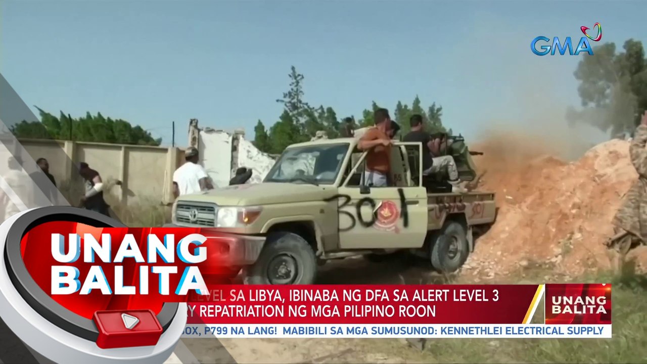 Crisis alert level sa Libya, ibinaba ng DFA sa...