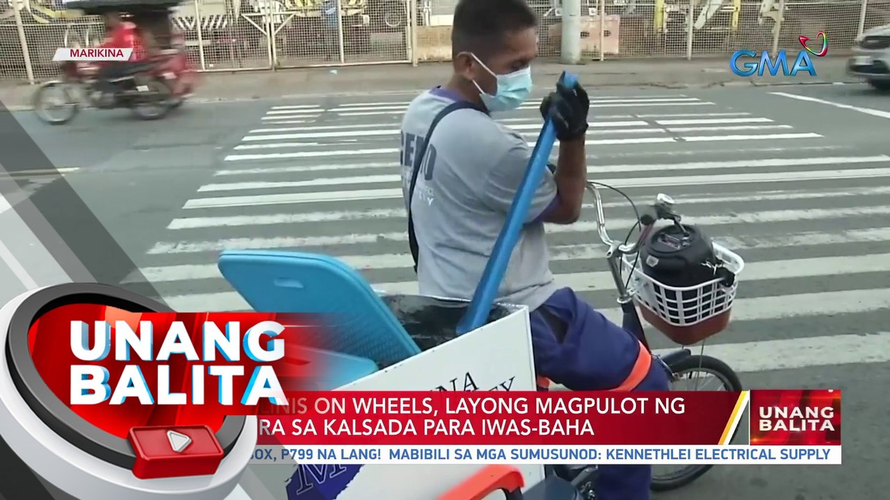 Mga tagalinis on wheels, layong magpulot ng mga basura sa kalsada para iwas-baha | UB
