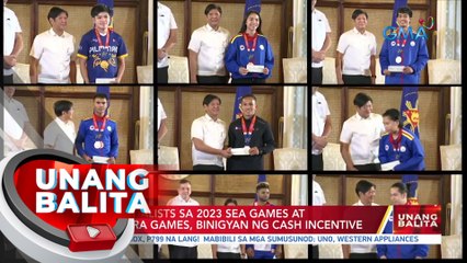 Pinoy medalists sa 2023 SEA Games at ASEAN Para Games, binigyan ng cash incentive | UB