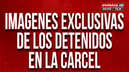 Crimen de Morena: imagenes exclusivas de los detenidos en la cárcel
