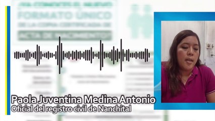 Alertan a la población verificar la información de las actas de nacimiento tramitadas por internet