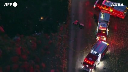 Usa, collisione in California tra due elicotteri antincendio: 3 morti