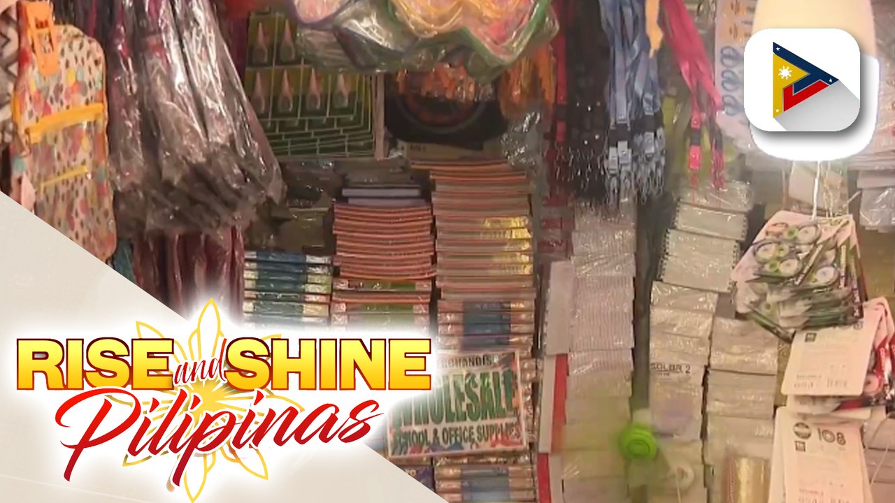 Mga namimili ng school supplies sa Divisoria, dagsa na