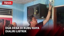 2 Desa di Kubu Raya Dialiri Listrik setelah Puluhan tahun Gelap Gulita
