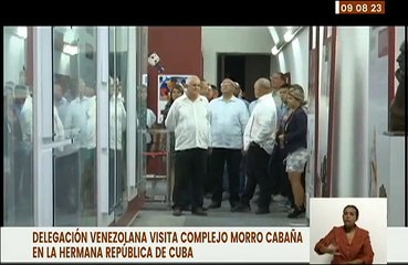 Primer Vicepdte. del PSUV visita Complejo Morro Cabaña y asistieron a ceremonia del Cañonazo en Cuba