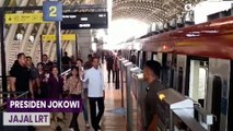 Presiden Jokowi Jajal LRT Bareng Influencer dari Stasiun Jatimulya Bekasi Thumb: Presiden Jokowi Jajal LRT