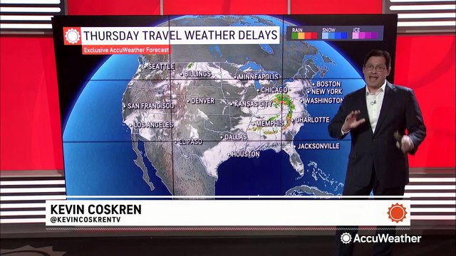 Thunderstorms expected to cause hundreds of cancelled flights this Thursday