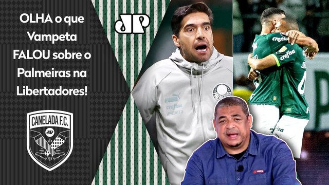 ELOGIOU E POLEMIZOU! EU VOU FALAR! O Palmeiras nessa Libertadores pra mim vai... Vampeta É SINCERO