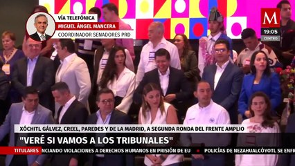 Estoy inconforme con los resultados del proceso: Miguel Ángel Mancera