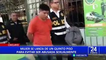 Chiclayo: mujer se lanza de quinto piso para evitar ser violada por taxista que la secuestro