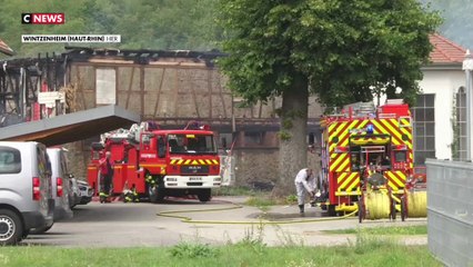 Alsace : l'enquête pour déterminer l'origine de l'incendie est en cours