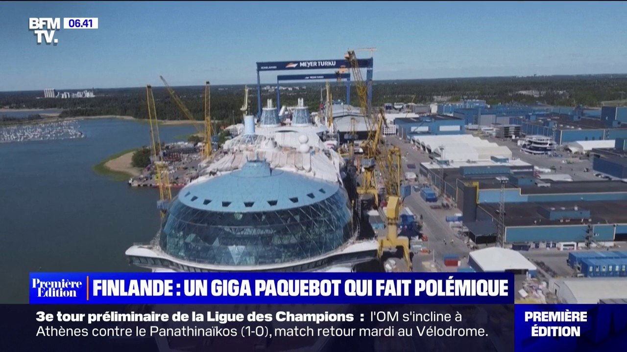 7 piscines, un parc aquatique, une patinoire... "L'Icône des mers", le plus grand paquebot en construction, fait déjà polémique