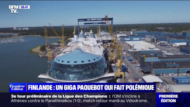 7 piscines, un parc aquatique, une patinoire... L'Icône des mers , le plus grand paquebot en construction, fait déjà polémique