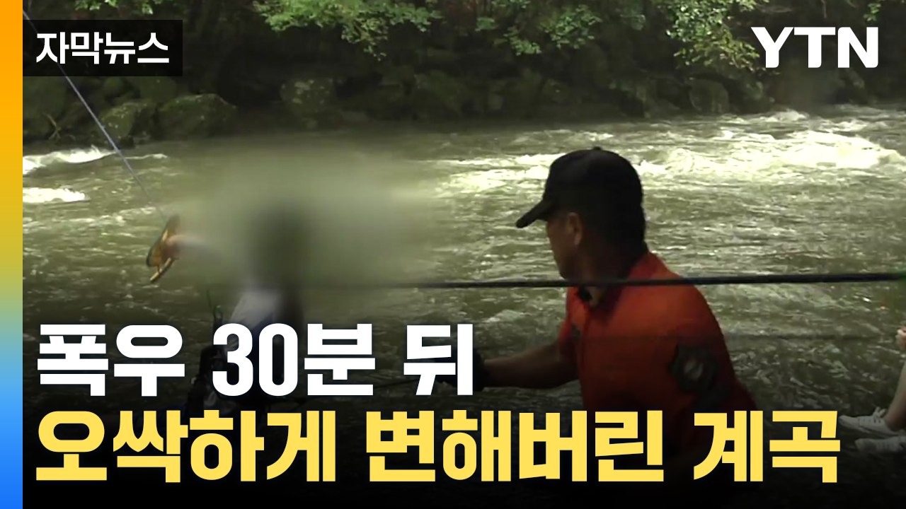 [자막뉴스] 이럴 땐 절대 계곡 건너지 마세요 / YTN