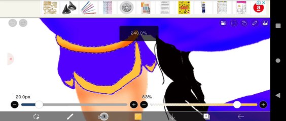 Desenhar Mai-li Capcom vs SNK no IbisPaintX Android Parte 7