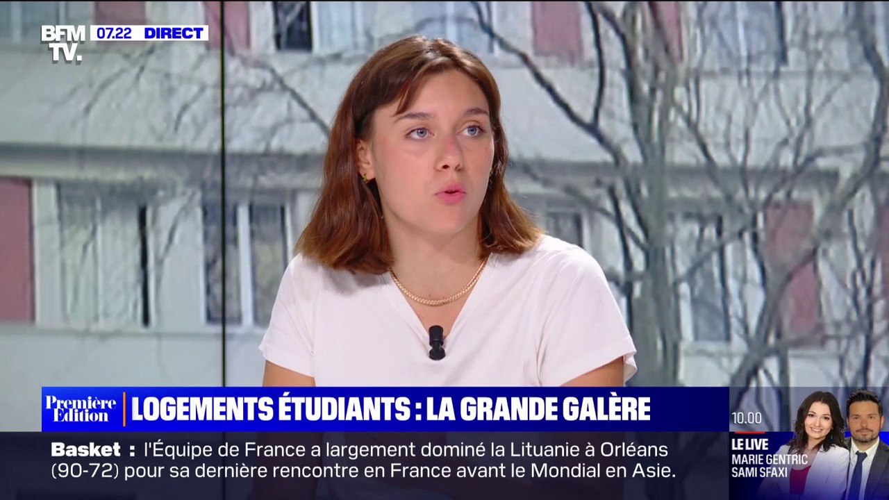 "Il n'y a pas assez de logements étudiants et encore moins à coût social", alerte la porte-parole de l'Union étudiante