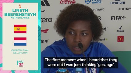 "They had big mouths" - Beerensteyn on USWNT exit