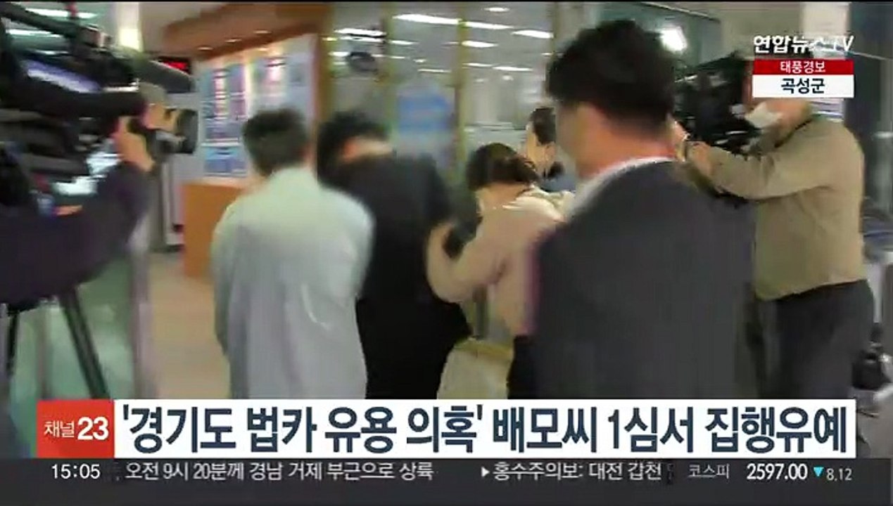 '경기도 법카 유용 의혹' 배모 씨 1심서 집행유예