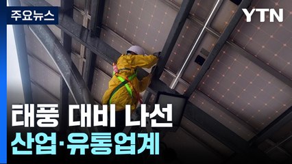 차수벽 설치하고 배수로 치우고...태풍 대비 나선 산업·유통업계 / YTN