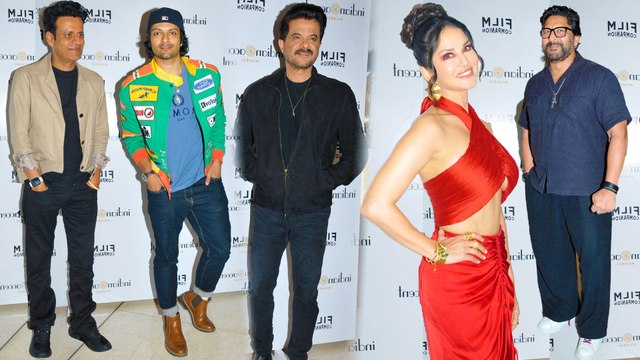 Glamour Galore: Manoj Bajpayee, Sunny Leone, Ali Fazal, and More Shine at Mumbai Event