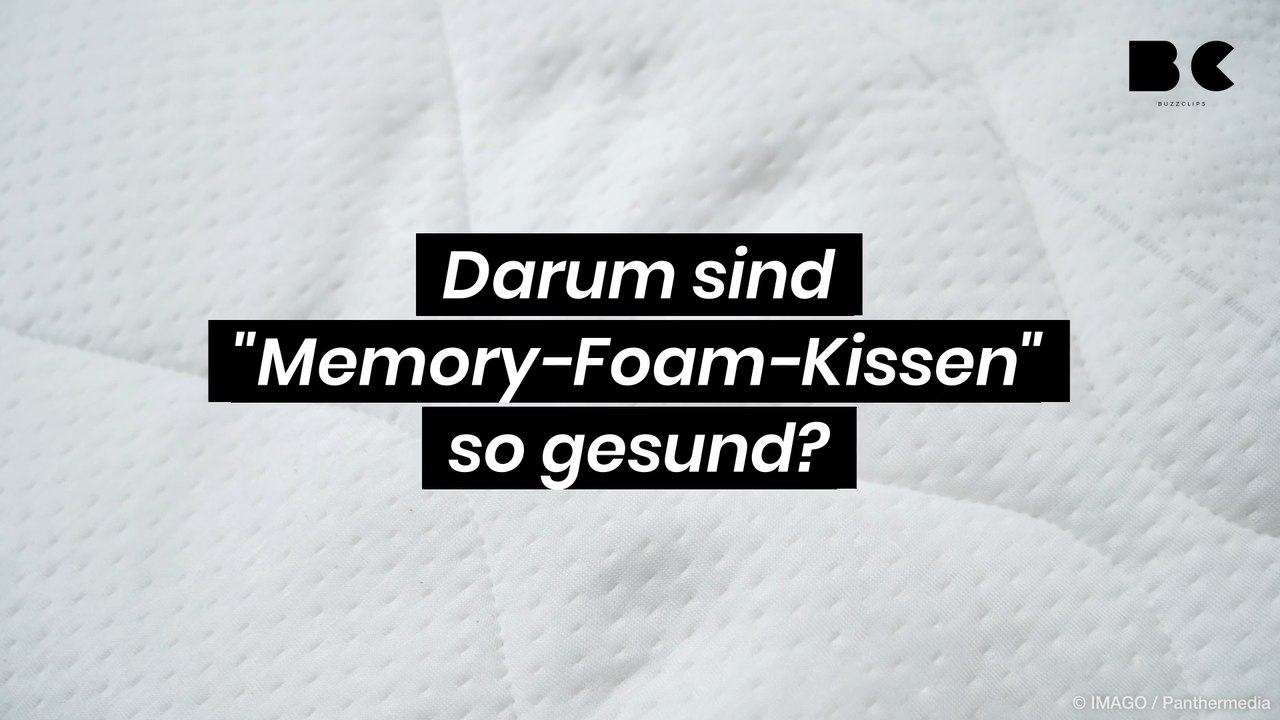 Darum sind 'Memory-Foam-Kissen' so gesund