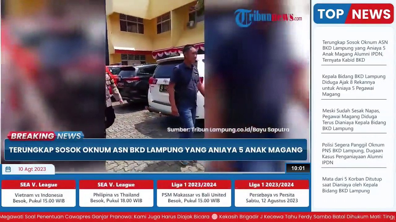 BREAKING NEWS Terungkap Sosok Oknum ASN BKD Lampung yang Aniaya 5 Anak Magang Alumni IPDN