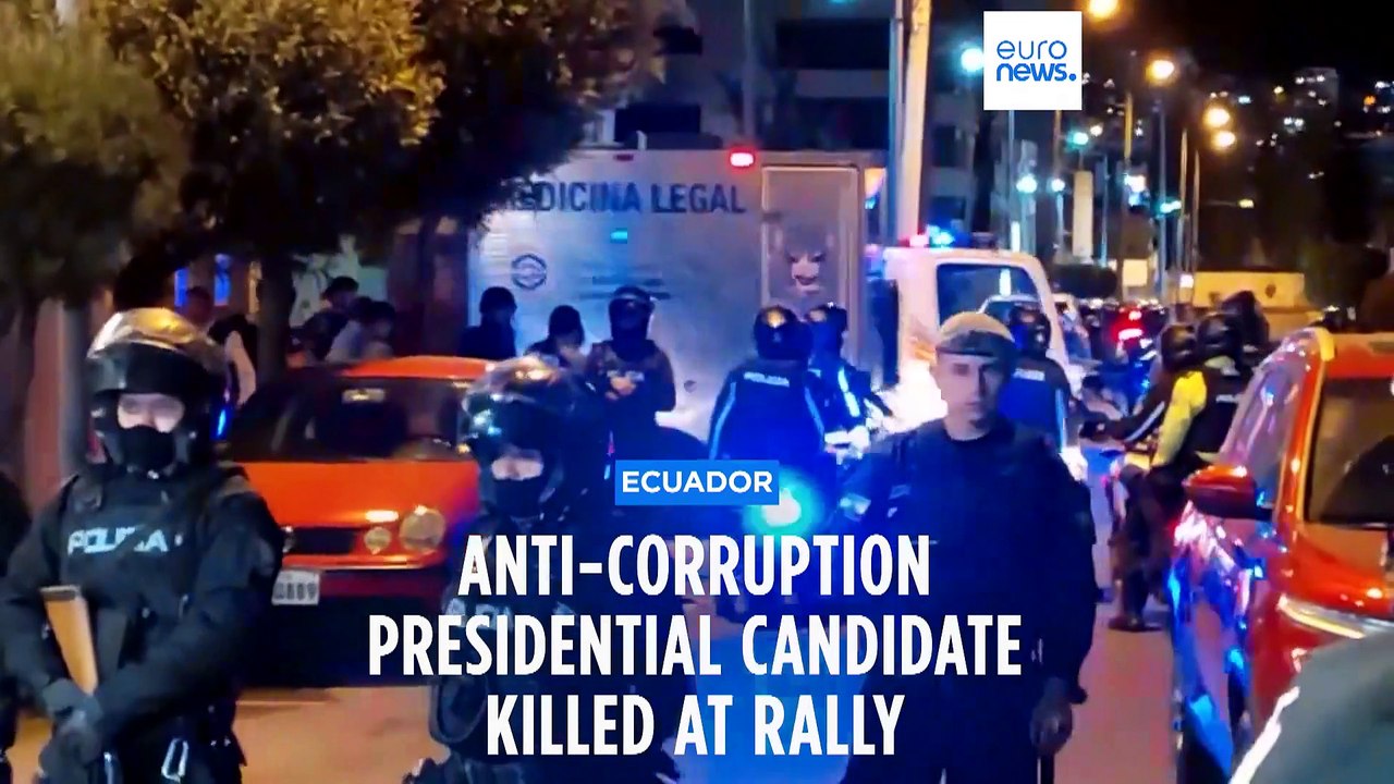 Anti-corruption Ecuadorian presidential candidate assassinated at campaign event