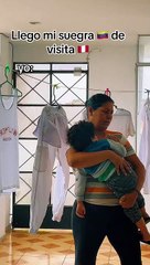 "Poco a poco irás mejorando": Peruano tiene insólita reacción ante la llegada de su suegra venezolana