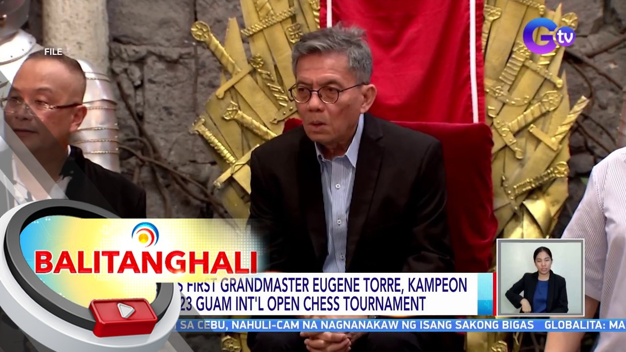Asia's First Grandmaster Eugene Torre, kampeon sa 2023 Guam Int'l Open Chess Tournament | BT
