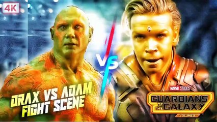 Drax the Destroyer Vs Adam Warlock Fight Scene.