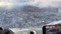 Hawaii wildfires: Aerial footage shows historic town of Lahaina destroyed by blaze