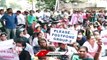 Hundreds Of People Participates In Group 2 Candidates Protest _ TSPSC Office _ V6 News (1)